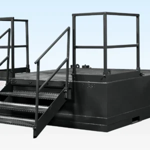 waste tank for double mains toilet