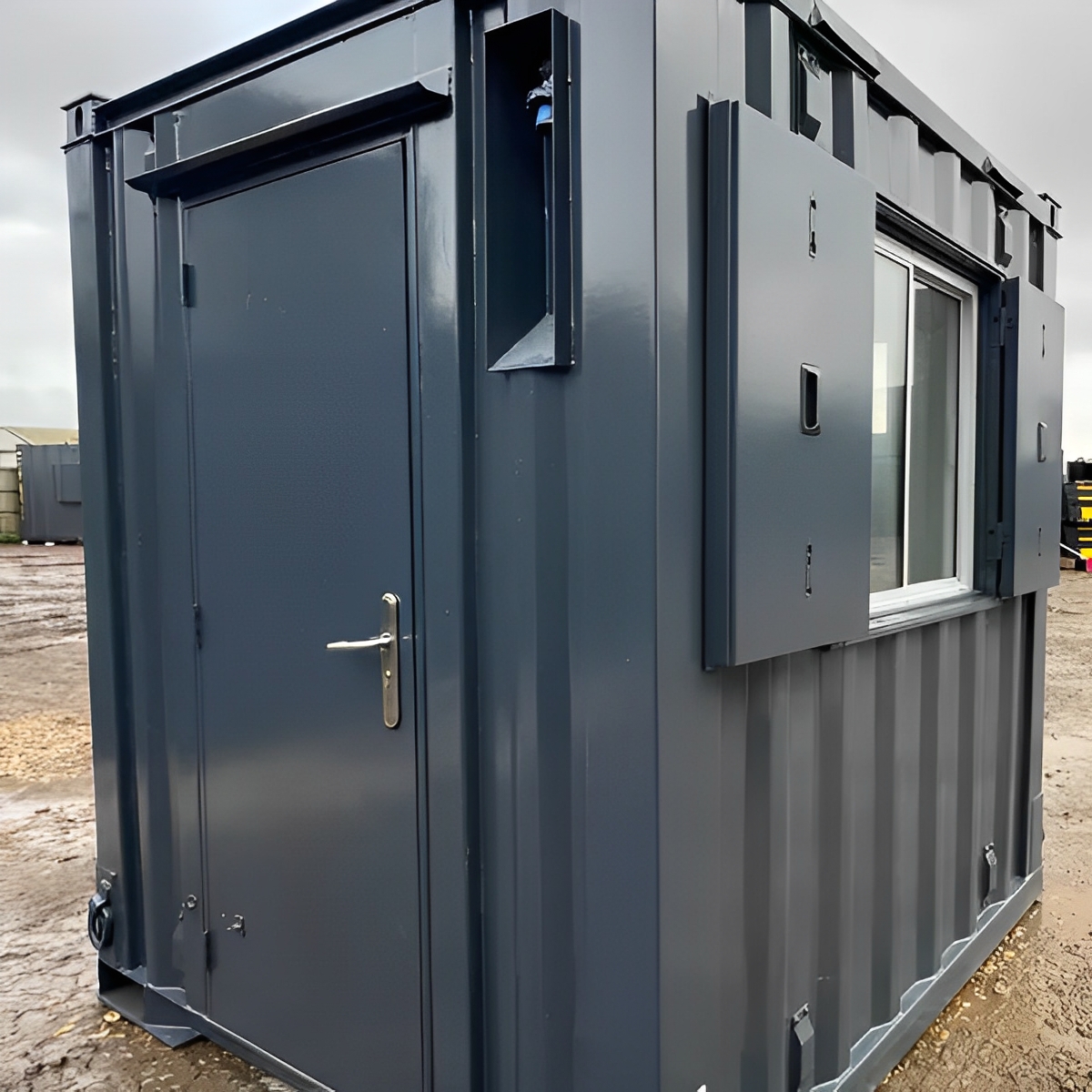 7Ft x 7Ft Shipping Container Office | Portable Building | Anti-Vandal Building - Image 3