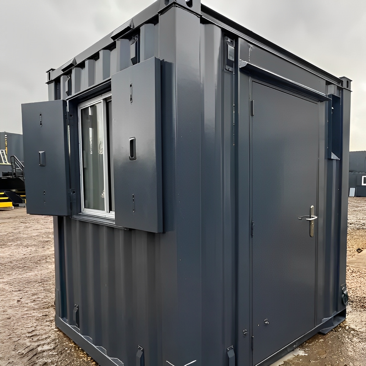 7Ft x 7Ft Shipping Container Office | Portable Building | Anti-Vandal Building - Image 6