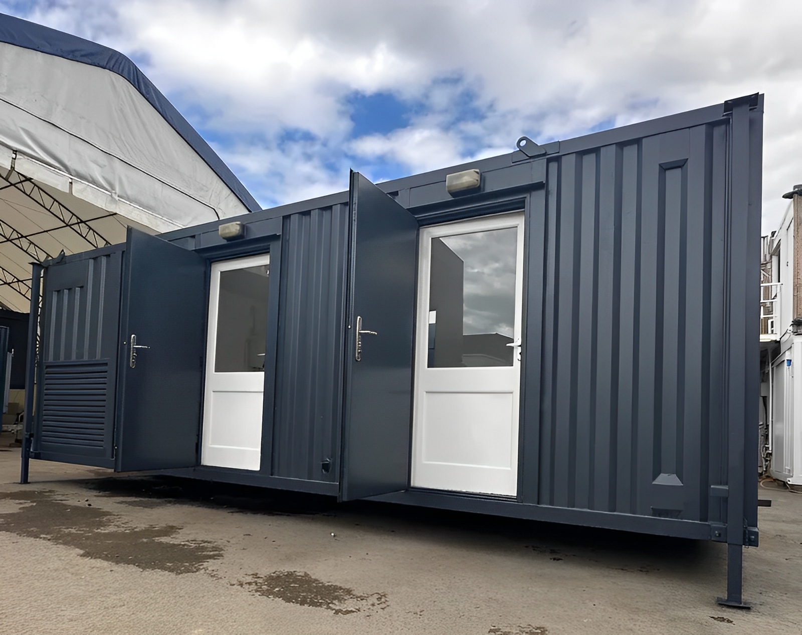 24 x 9Ft Anti Vandal Cabin | Office, Canteen, Toilet | 10KVA Generator - Image 2